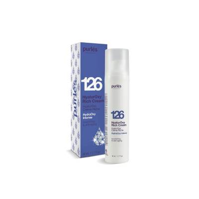 Purles 126 Гіалуроновий крем зволожуючий живильний HyalurOxy Rich Cream 50ml