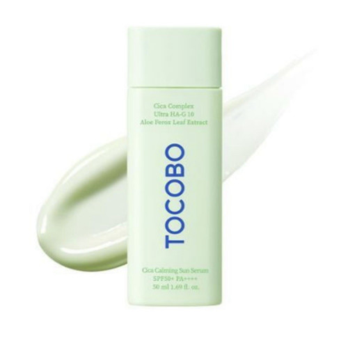 TOCOBO Зволожуюча сонцезахисна сироватка з екстрактами алое та центели Cica Calming Sun Serum SPF50+ PA++++ 50ml