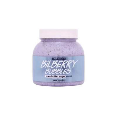 HOLLYSKIN Цукровий скраб з олією ши і перлітом Bilberry Bubbles 300ml/350g HOLLYSKIN Цукровий скраб з олією ши і перлітом Bilberry Bubbles 300ml/350g