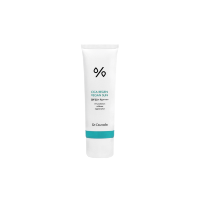 Dr. Ceuracle Сонцезахисний веганський крем з центелою азіатською SPF 50  Cica Regen Vegan Sun  50 мл