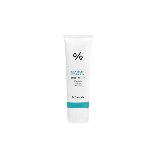 Dr. Ceuracle Сонцезахисний веганський крем з центелою азіатською SPF 50  Cica Regen Vegan Sun  50 мл