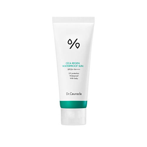 Dr. Ceuracle Водостійкий сонцезахисний крем на сучасних хімічних фільтрах SPF 50  Cica Regen Waterproof Sun 100мл