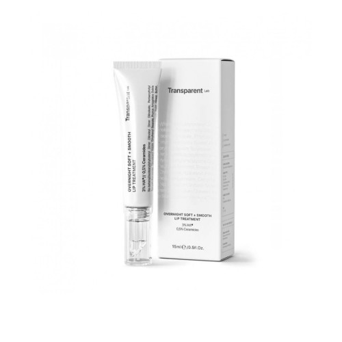 TRANSPARENT-LAB Відновлююча маска для губ Overnight soft + Smooth lip treatment 15 мл
