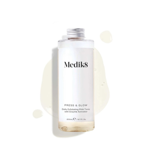 Medik8 Відлущувальний тонік з РНА та активатором ферментів Press & Glow Refill 200ml Medik8 Відлущувальний тонік з РНА та активатором ферментів Press & Glow Refill 200ml