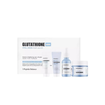 MEDI PEEL Зволожуючий набір з глютатіоном та гіалуроновою кислотою KIT Glutathione Hyal Aqua Multi Care 30мл+50мл+15мл+15мл