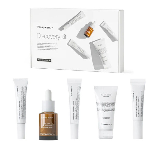 TRANSPARENT Lab Набір мініатюр TRAVEL-SIZE DISCOVERY SET 60х15х15х10х15мл TRANSPARENT Lab Набір мініатюр TRAVEL-SIZE DISCOVERY SET 60х15х15х10х15мл