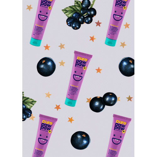 Pure Paw Paw Відновлюючий бальзам з ароматом "Чорна смородина" Blackcurrant 25g