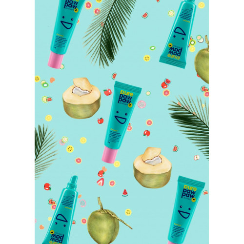 Pure Paw Paw Відновлюючий бальзам з ароматом "Кокос" Coconut 15g Pure Paw Paw Відновлюючий бальзам з ароматом "Кокос" Coconut 15g