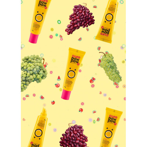 Pure Paw Paw Відновлюючий бальзам з ароматом "Виноград"  Grape 15g