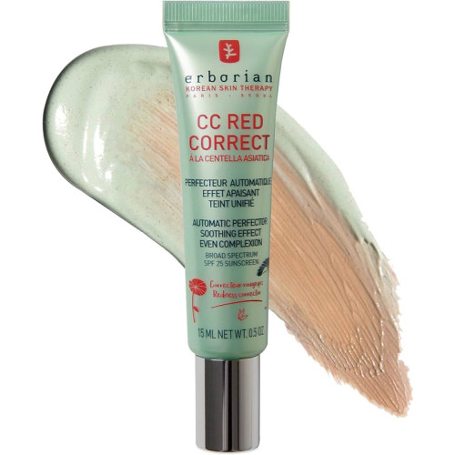 Erborian CC-крем для корекції почервоніння та вирівнювання тону шкіри Red Correct SPF25 45ml