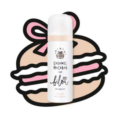 Bilou Міні-пінка для душу Caramel Macaron 50ml Bilou Міні-пінка для душу Caramel Macaron 50ml