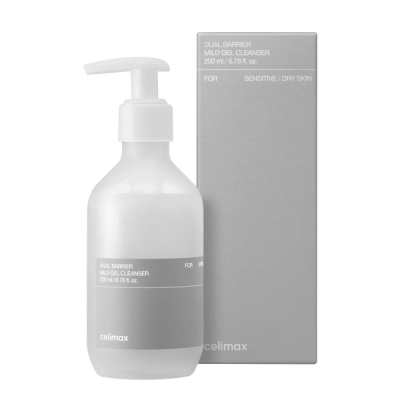 CELIMAX Гель-пінка для вмивання з керамідами Dual Barrier Mild Gel Cleanser 200мл CELIMAX Гель-пінка для вмивання з керамідами Dual Barrier Mild Gel Cleanser 200мл