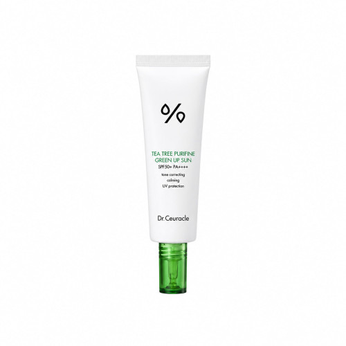 Dr. Ceuracle Сонцезахисний крем для нейтралізації почервонінь SPF 50 Tea Tree Purifine Green Up Sun  50мл
