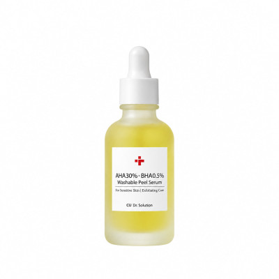 CUSKIN Dr. Solution Пілінг-сироватка AHA 30% BHA 0.5% Washable Peel Serum 50ml CUSKIN Dr. Solution Пілінг-сироватка AHA 30% BHA 0.5% Washable Peel Serum 50ml