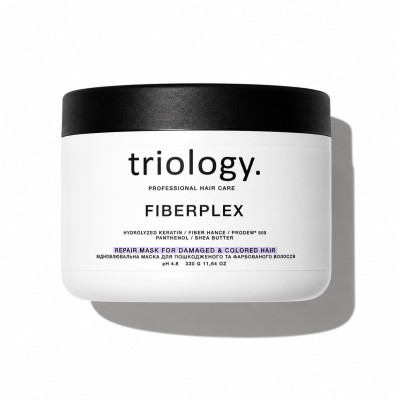 Triology Відновлювальна маска для пошкодженого та фарбованого волосся Fiberplex 330г