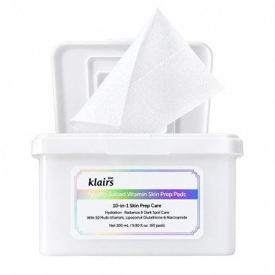 DEAR, KLAIRS Пади для обличчя з вітаміном С Freshly Juiced Vitamin Skin Prep Pads 80 шт DEAR, KLAIRS Пади для обличчя з вітаміном С Freshly Juiced Vitamin Skin Prep Pads 80 шт