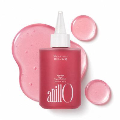 ANILLO Відновлююча маска для волосся Rosy Night Repair Ampoule Treatment 200мл