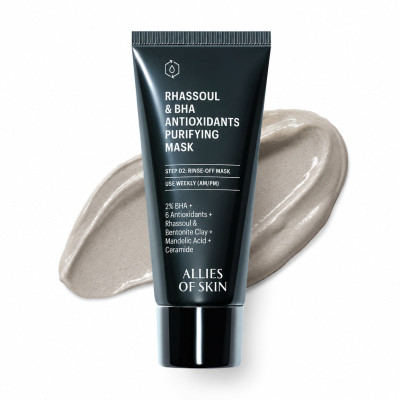 Allies Of Skin Очищувальна Маска для Обличчя Rhassoul & BHA Antioxidants Purifying Mask 50мл Allies Of Skin Очищувальна Маска для Обличчя Rhassoul & BHA Antioxidants Purifying Mask 50мл