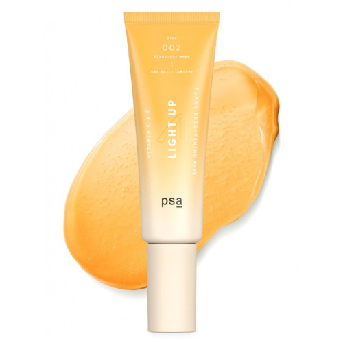 PSA Light up Vitamin C & E Flash Brightening Mask Освітлююча маска для обличчя з вітамінами С і Е 50мл