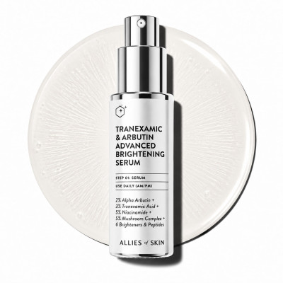 Allies of Skin Освітлююча сироватка Tranexamic & Arbutin Advanced Brightening Serum 30мл Allies of Skin Освітлююча сироватка Tranexamic & Arbutin Advanced Brightening Serum 30мл