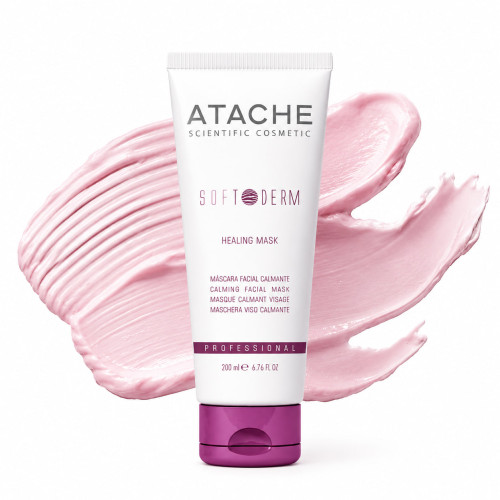 Atache Антикуперозна, заспокійлива маска для чутливої шкіри Soft Derm Healing Mask 200ml