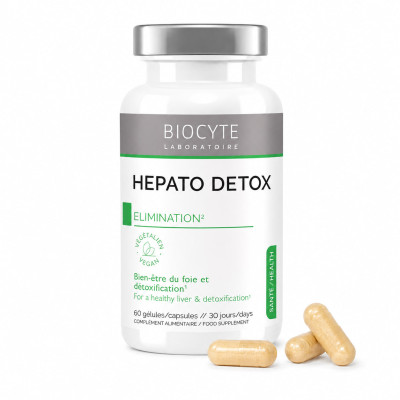 Biocyte Харчова добавка для детоксикації печінки Hepato Detox 60 капсул