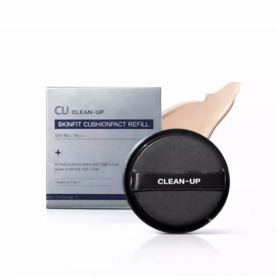 CUSKIN Змінний блок до інноваційного кушону Skinfit Cushionpact SPF 50 Refill 15g CUSKIN Змінний блок до інноваційного кушону Skinfit Cushionpact SPF 50 Refill 15g