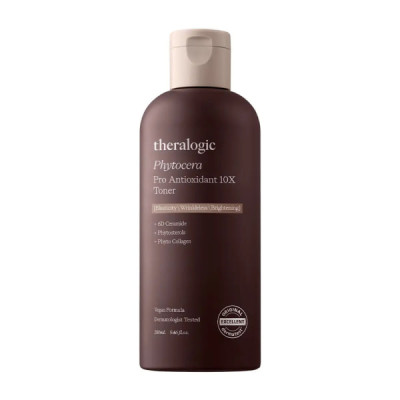 Doctors Антиоксидантний тонер з керамідами та фітостеролом Theralogic Phytocera Pro Antioxidant 10X Toner 280мл Doctors Антиоксидантний тонер з керамідами та фітостеролом Theralogic Phytocera Pro Antioxidant 10X Toner 280мл