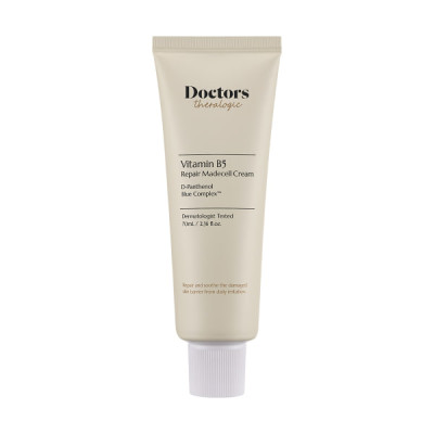 Doctors Відновлювальний крем з Д-пантенолом Vitamin B5 Repair Madecell Cream 70мл Doctors Відновлювальний крем з Д-пантенолом Vitamin B5 Repair Madecell Cream 70мл