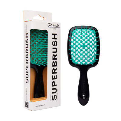 Janeke Superbrush Чорна з Бірюзовим
