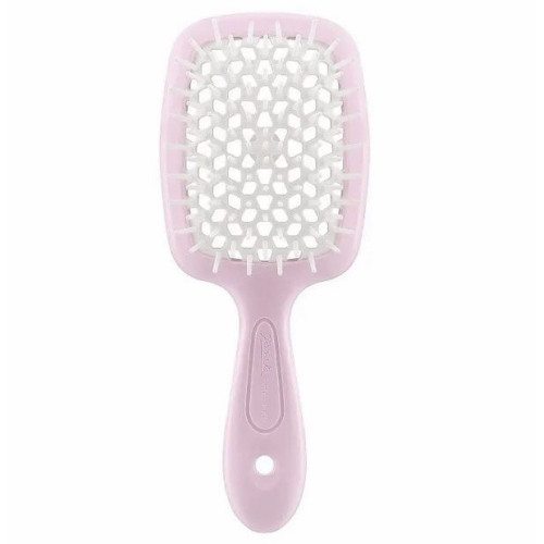 Janeke Щітка для волосся Superbrush Standart колір "рожевий з білим" в пластиковому пакуванні