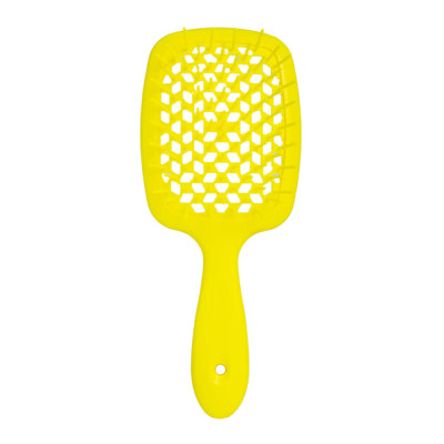 Janeke Щітка для волосся Superbrush Small колір "жовта" в пластиковому пакуванні