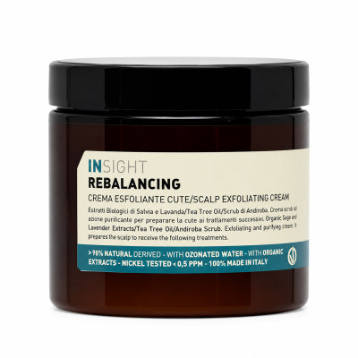 Insight Крем-пілінг для жирної шкіри голови Rebalancing Scalp Exfoliating Cream 180мл Insight Крем-пілінг для жирної шкіри голови Rebalancing Scalp Exfoliating Cream 180мл
