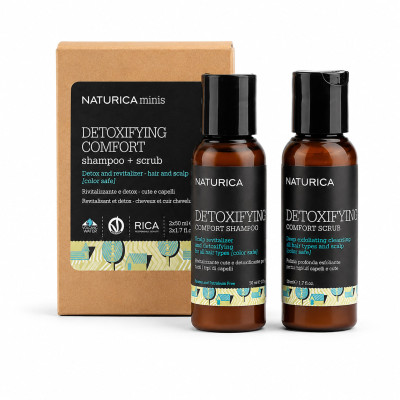 Rica Міні детокс набір: шампунь та скраб DETOXIFYING MINIS 2х50мл Rica Міні детокс набір: шампунь та скраб DETOXIFYING MINIS 2х50мл