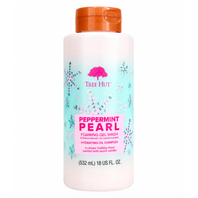 Tree Hut Гель для душу Peppermint Pearl Foaming Gel Wash 532г