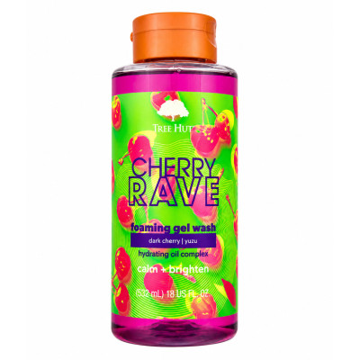 Tree Hut Гель для душу Cherry Rave Foaming Gel Wash 532мл