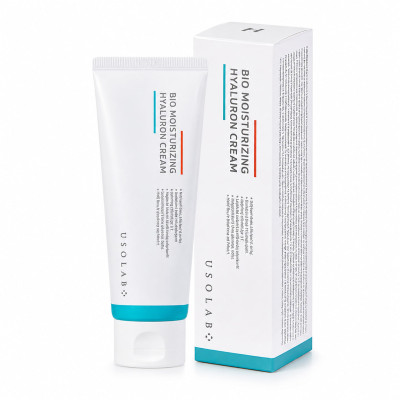 Usolab Інтенсивний зволожуючий, заспокійливий та омолоджуючий крем Bio Moisturizing Hyaluron Cream 100мл Usolab Інтенсивний зволожуючий, заспокійливий та омолоджуючий крем Bio Moisturizing Hyaluron Cream 100мл