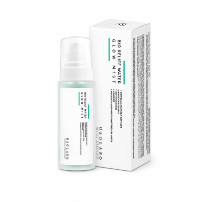 Usolab Заспокійливий, освіжаючий та гідратуючий тонер - cпрей Bio Relief Water Glow Mist 100 мл