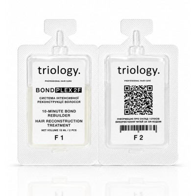 Triology Холодне відновлення. Система інтенсивної реконструкції волосся BONDPLEX 15мл / 2шт