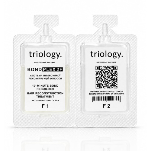 Triology Холодне відновлення. Система інтенсивної реконструкції волосся BONDPLEX 15мл / 2шт