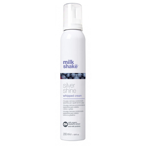 Milk Shake Крем-піна для укладки світлого волосся,  Silver shine whipped cream 200мл