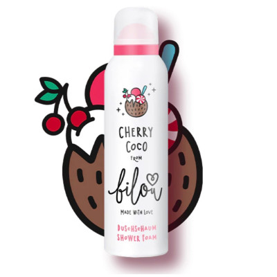 Bilou Пінка для душу Cherry Coco 200 мл Bilou Пінка для душу Cherry Coco 200 мл