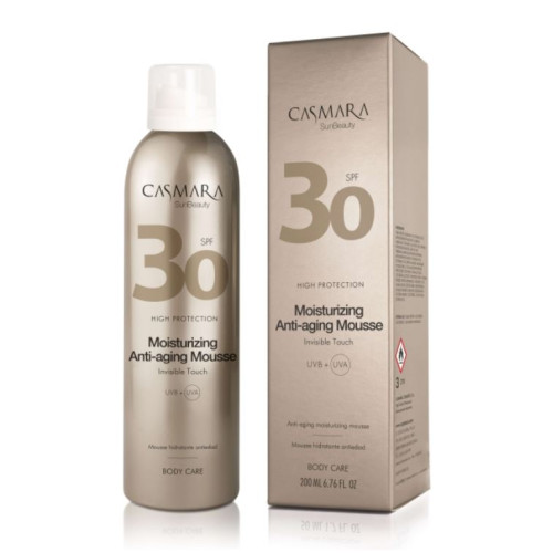 CASMARA  Сонцезахисний мус для тіла SPF30 Moisturizing Anti-Agi Mousse 200мл