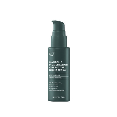 Allies of Skin Освітлююча сироватка для обличчя  Mandelic Pigmentation Corrector Night Serum 30мл