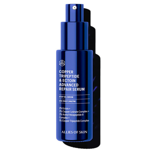 Allies of Skin Сироватка відновлююча Copper Tripeptide & Ectoin Advanced Repair Serum 30мл
