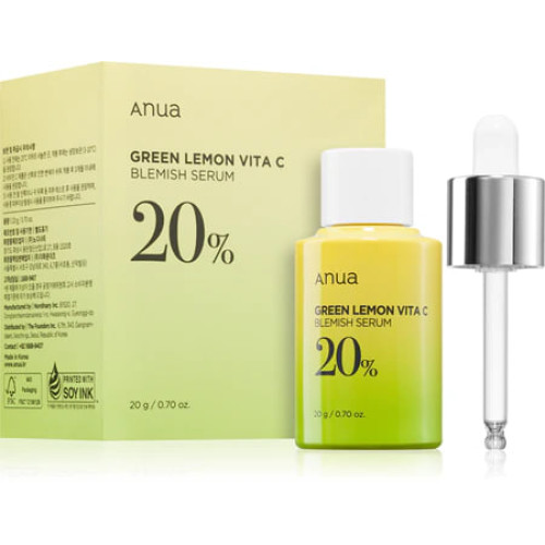 Anua Сироватка проти пігментних плям з 20% вітаміну С Green Lemon Vita C Blemish Serum 20 мл