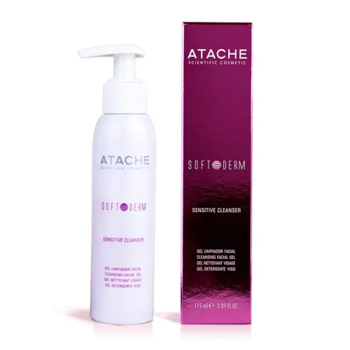 Atache Очищуючий гель для чутливої та реактивної шкіри  Soft Derm Sensitive Cleanser 115ml