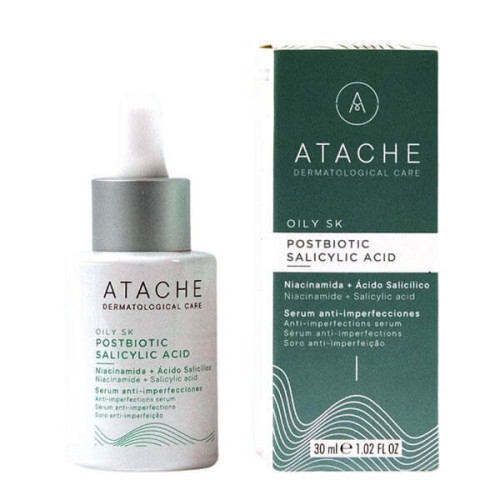 Atache Сироватка для боротьби з недоліками шкіри Oily Skin Postbiotic Salycilic Acid Serum 30мл