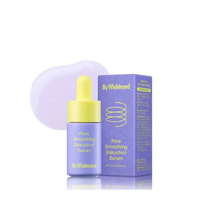 By WISHTREND Антивікова сироватка з бакучіолом Pore Smoothing Bakuchiol Serum 10мл By WISHTREND Антивікова сироватка з бакучіолом Pore Smoothing Bakuchiol Serum 10мл