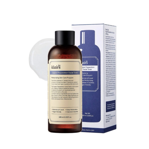 DEAR KLAIRS Зволожуючий, гіпоалергенний тонер Supple Preparation Facial Toner 180 мл
